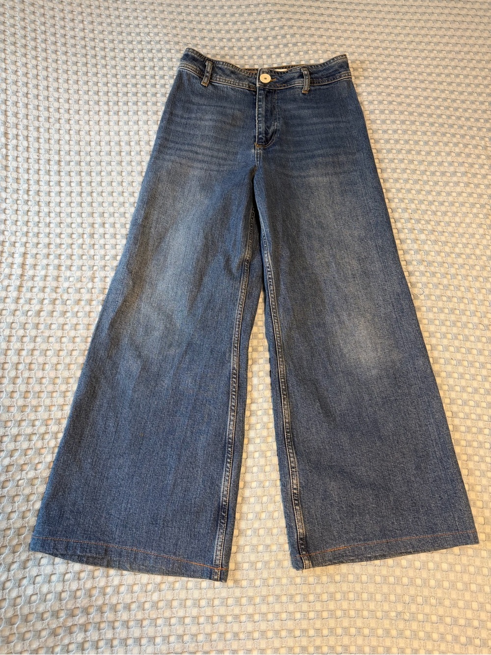 Zara the marine straight wide leg.